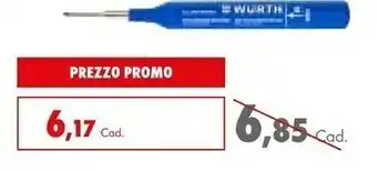 Würth Pennarello indelebile per fiori profondi offerta