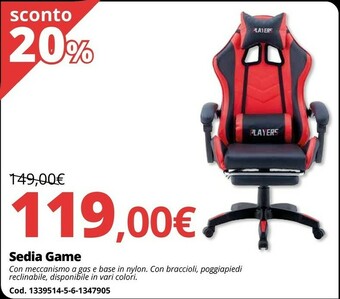 Brico Io Sedia game offerta