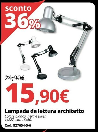 Brico Io Lampada da lettura architetto offerta
