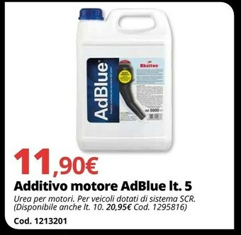 Brico Io Additivo motore adblue lt. 5 offerta