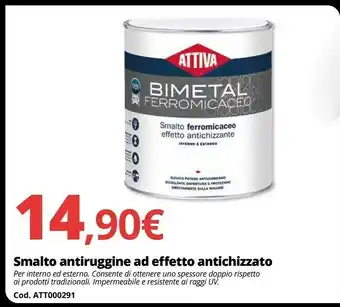 Brico Io Smalto antiruggine ad effetto antichizzato offerta