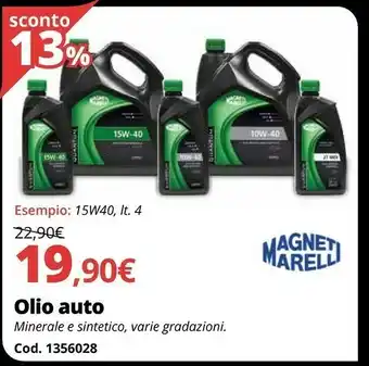 Brico Io Olio auto offerta