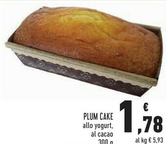 Conad Plum cake offerta