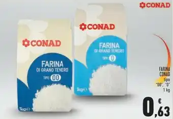 Conad Conad - farina tipo 00 di grano tenero biologico offerta
