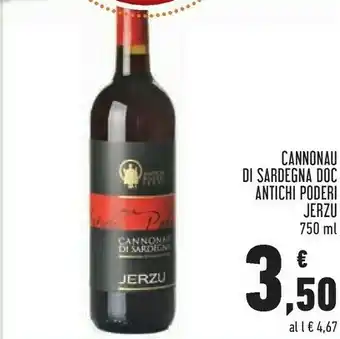 Conad Cannonau di sardegna 750 g(ml) offerta