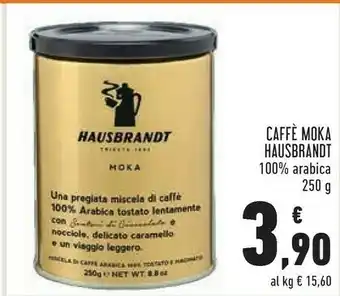 Conad Hausbrandt caffe moka 100% arabica offerta