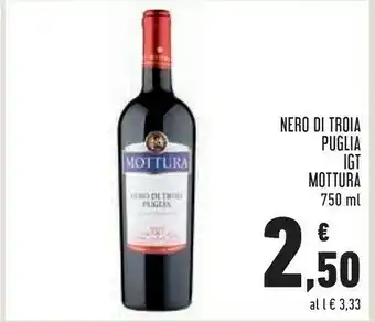 Conad Nero di troia puglia igt offerta