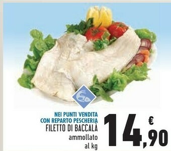 Conad Superstore Filetto di baccala ammollato offerta