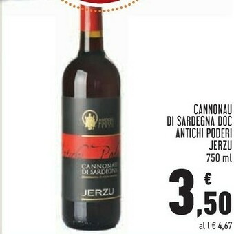 Conad Superstore Cannonau di sardegna 750 g(ml) offerta