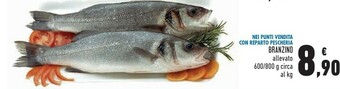 Conad Superstore Branzino offerta