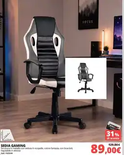 Brico Io Sedia Gaming offerta