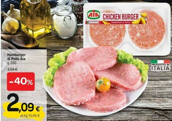 Carrefour Express Hamburger di pollo offerta