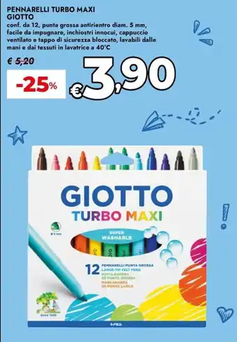 Giotto Pennarelli Turbo Maxi