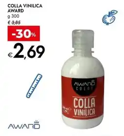 Bennet Colla vinilica Award offerta