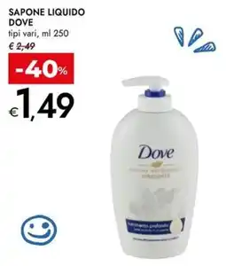 Bennet Sapone liquido Dove offerta