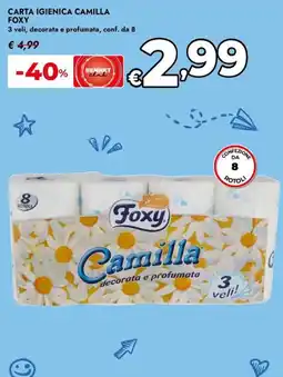 Bennet Carta igienica Camilla Foxy offerta