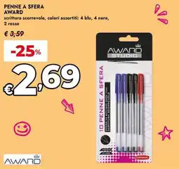 Bennet Penne a sfera Award offerta