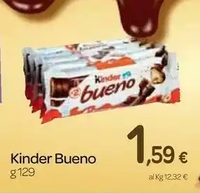Carrefour Express Kinder bueno 129 g(ml) offerta