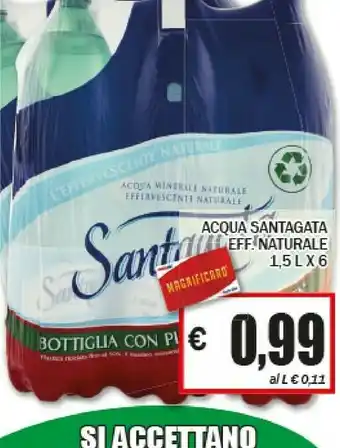 EMMEpiù Acqua minerale naturale effervescente naturale offerta