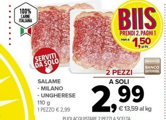 Salame milano / ungherese