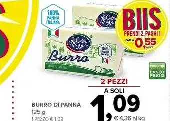 Todis Burro 125 g(ml) offerta