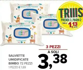 Todis Gently salviette umidificate bimbo offerta