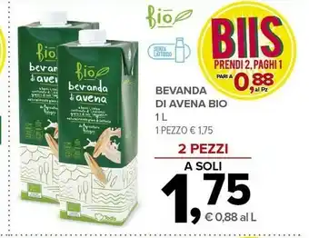 Todis Bio bevanda di avena offerta