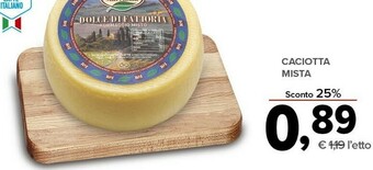 Todis Caciotta mista offerta