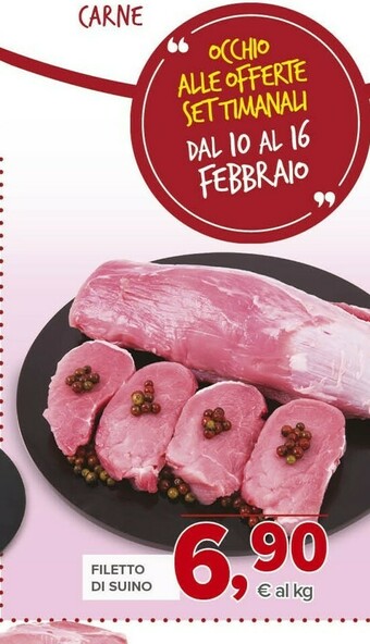 Todis Filetto di suino offerta
