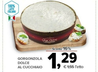 Todis Gorgonzola dolce al cucchiaio offerta