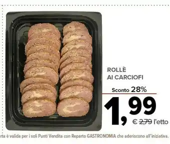 Todis Rolle di carciofi offerta