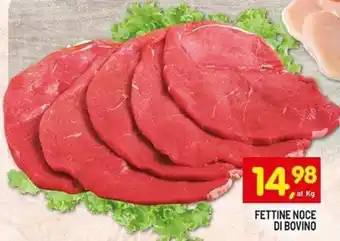 Fettine noce di bovino