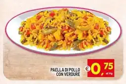 Centro Commerciale Discount Paella di pollo con verdure offerta