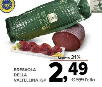 Todis Bresaola della valtellina igp offerta