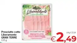 Eurospar Prosciutto cotto Liberamente offerta