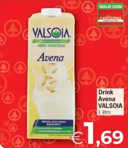 Eurospar Drink Avena VALSOIA offerta