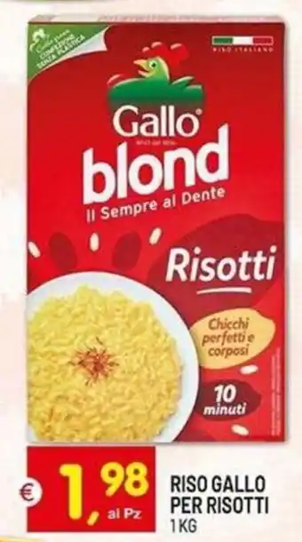 Centro Commerciale Discount Riso Gallo per risotti offerta