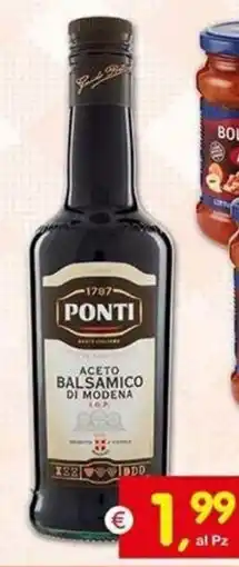 Centro Commerciale Discount Aceto Balsamico di Modena I.G.P. Ponti offerta