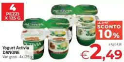 Eurospar Yogurt Activia DANONE offerta