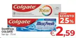 Eurospar Dentifricio COLGATE offerta