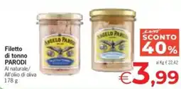 Eurospar Filetto di tonno PARODI offerta