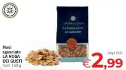 Eurospar Noci sgusciate LA ROSA DEI GUSTI offerta
