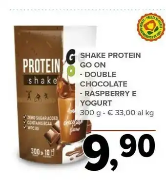 Shake protein go on double chocolate