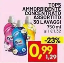 Centro Commerciale Discount Top 5 ammorbidente concentrato assortito offerta