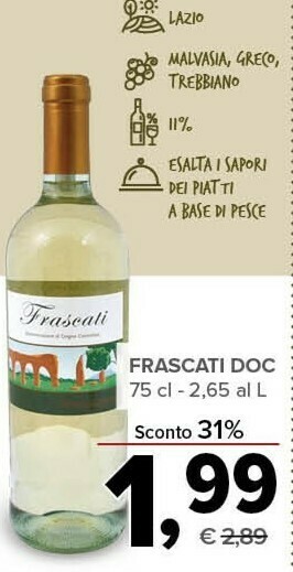 Todis Frascati doc offerta