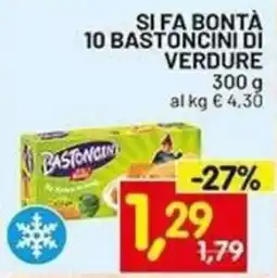 Centro Commerciale Discount Bastoncini di verdure offerta