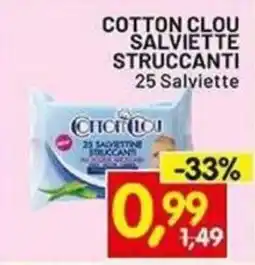 Centro Commerciale Discount Cotton Clou salviette struccanti offerta