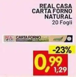 Centro Commerciale Discount Real Casa carta forno natural offerta