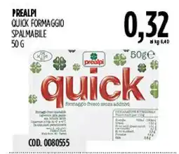 Carico Cash & Carry Quick formaggio spalmabile offerta