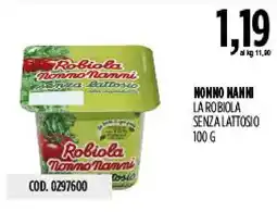 Carico Cash & Carry Robiola Nonno Nanini senza lattosio offerta